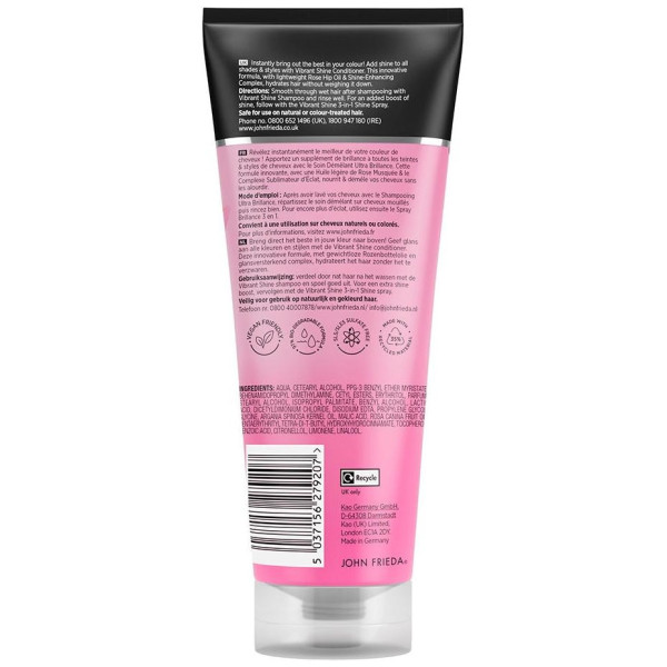 John Frieda Vibrant Shine Conditioner 250Ml