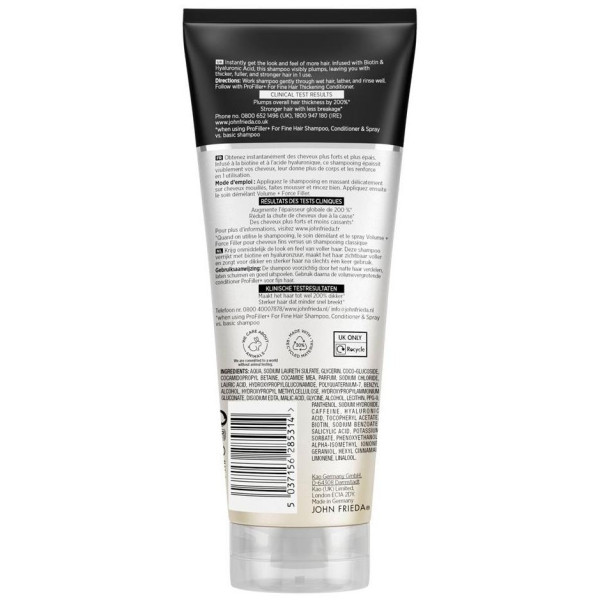 Profiller+ Champú Cabellos Finos 250 Ml