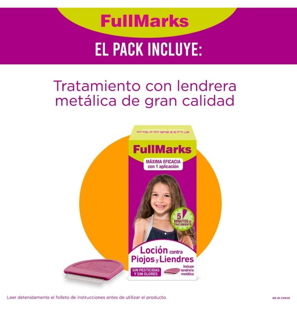 Fullmarks Locion - Antipiojos (1 Envase 100 Ml)