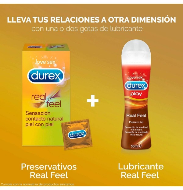 Durex Real Feel Pleasure Gel Vaginal (50 Ml)