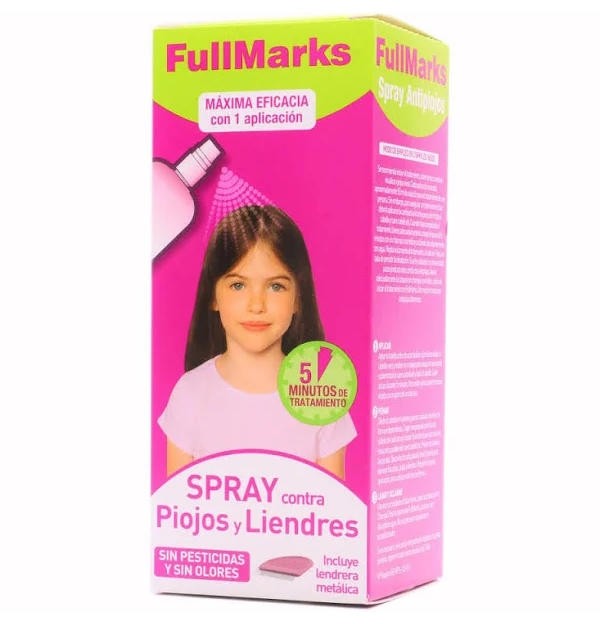 Fullmarks Spray - Antipiojos (1 Envase 150 Ml)