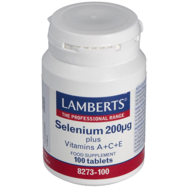 Lamberts Selenio 200Μg + Vitaminas A+C+E 100 Comprimidos