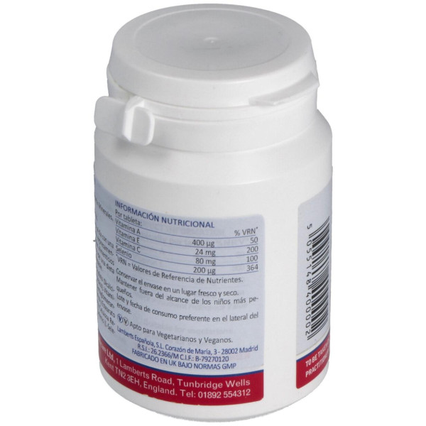 Lamberts Selenio 200Μg + Vitaminas A+C+E 100 Comprimidos