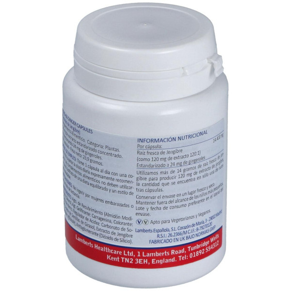 Ginger 12000Mg. Jengibre 60Cap.