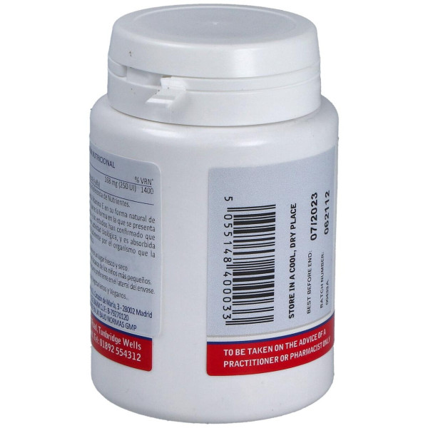 Vitamina E Natural 250 U.I. 100 Cap.