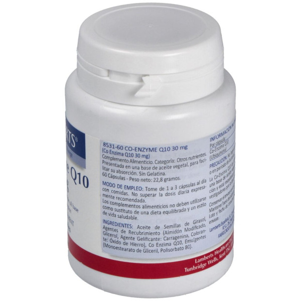 Lamberts Co-Enzyme Q10 30Mg 60Cáps