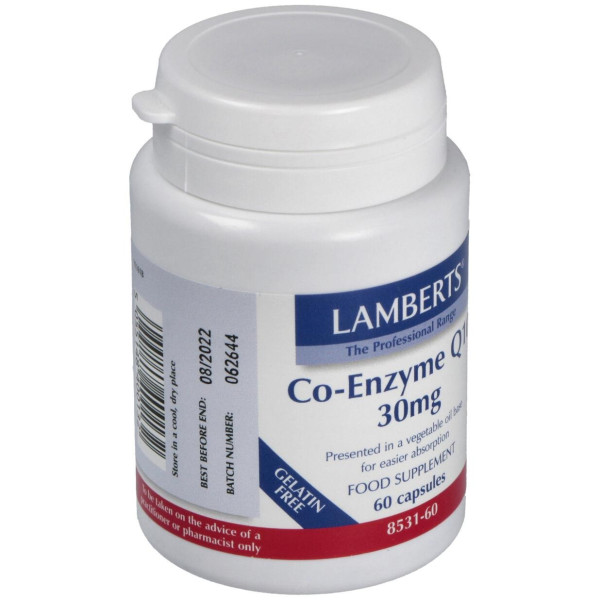 Lamberts Co-Enzyme Q10 30Mg 60Cáps