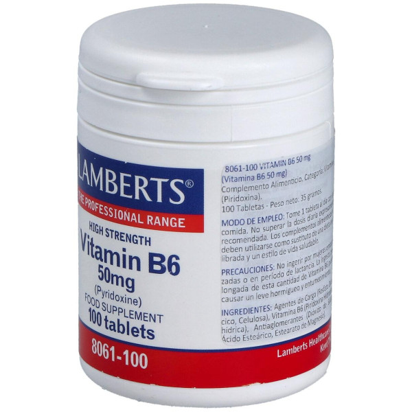 Vitamina B6 50 Mg. 100 Comp.