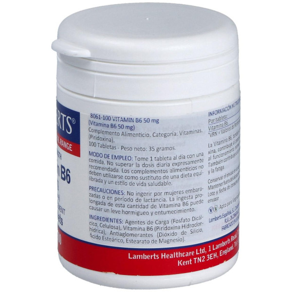 Vitamina B6 50 Mg. 100 Comp.