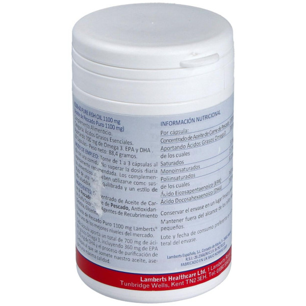 Aceite De Pescado Puro-Omega 3 Alta Pot. 60Perla