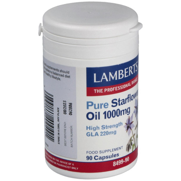 Aceite De Borraja Puro 1000Mg(High Gla215Mg)90Cap.