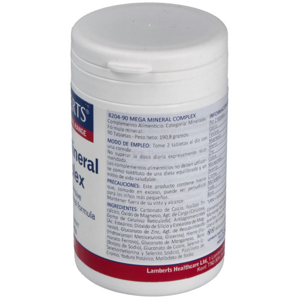 Lamberts Mega Mineral Complex 90 Tabletas