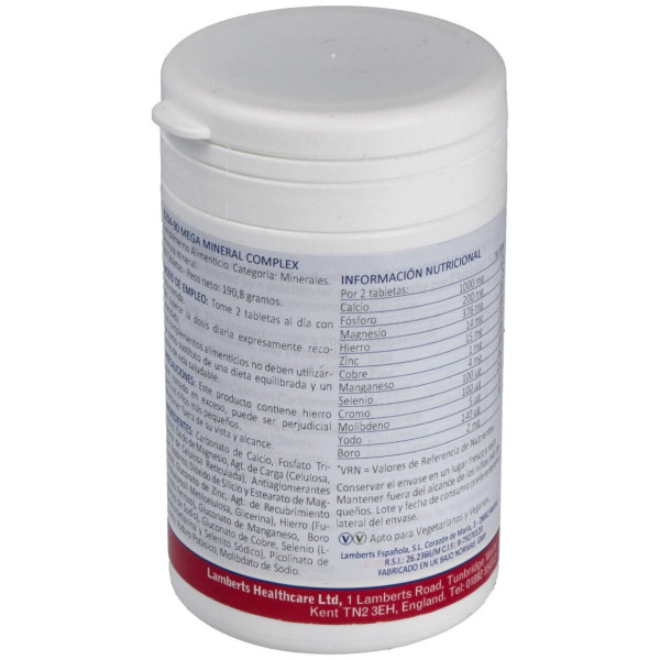 Lamberts Mega Mineral Complex 90 Tabletas