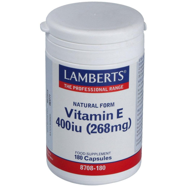 Lamberts Vitamina E Natural 400Ui 180 Comprimidos