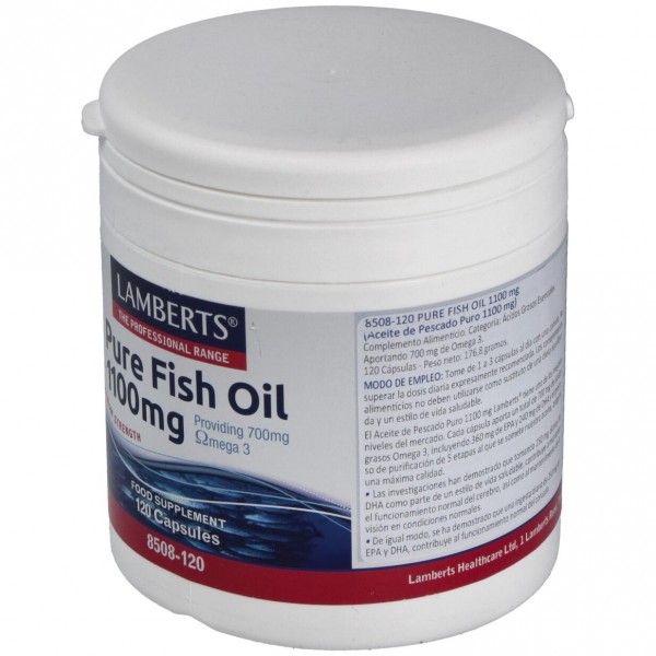 Aceite De Pescado Puro-Omega 3 Alta Pot. 120Perlas