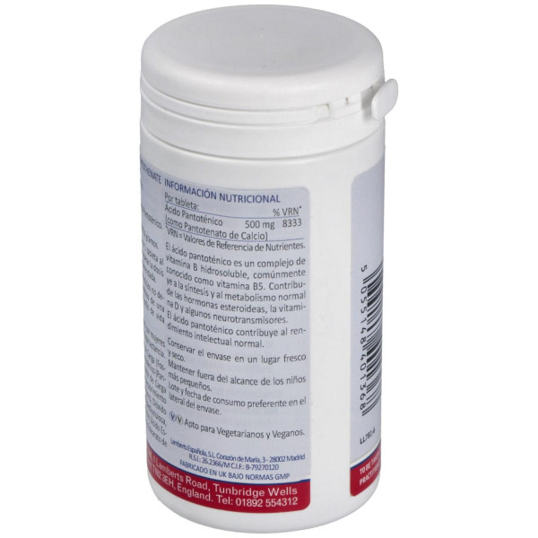 Lamberts Calcium Pantothenate 500Mg 60Comp