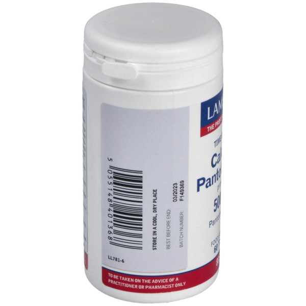 Lamberts Calcium Pantothenate 500Mg 60Comp