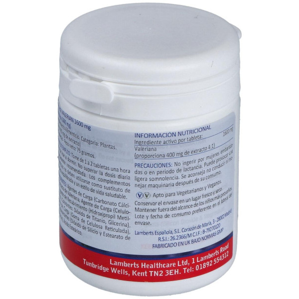 Lamberts Valeriana 1600 Mg 60Comp