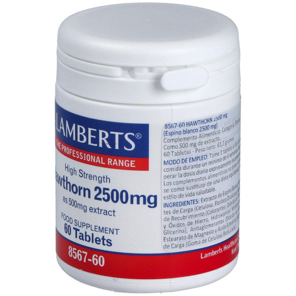 Lamberts Espino Blanco 2500Mg 60 Comprimidos