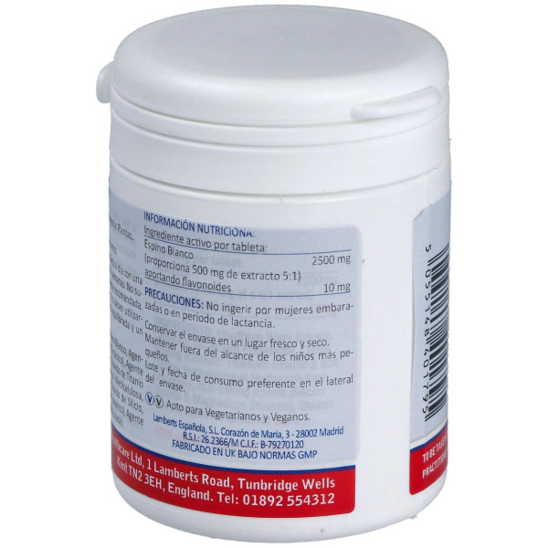 Lamberts Espino Blanco 2500Mg 60 Comprimidos