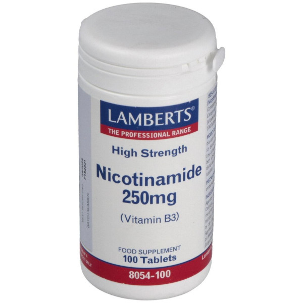 Lamberts Nicotinamida 250Mg Vitamina B3