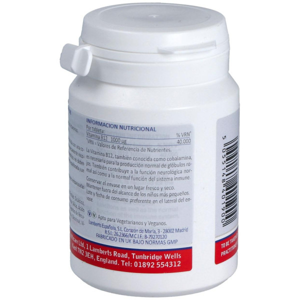 Lamberts Vitamina B12 1000 Mg 60Caps