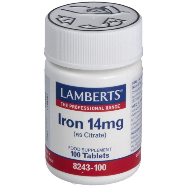 Lamberts Iron 14Mg 100 Tabletas