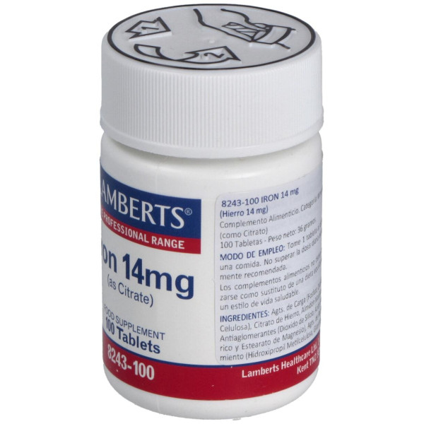 Lamberts Iron 14Mg 100 Tabletas
