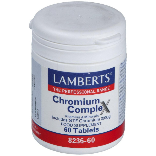 Lamberts Complejo De Cromo 60 Comprimidos