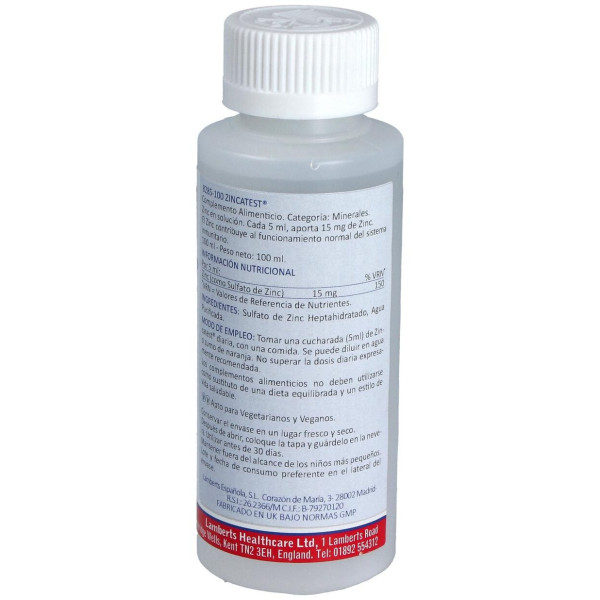 Zincatest® Lamberts 100 Comprimidos