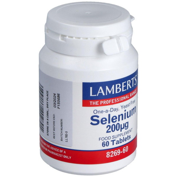 Selenio 200 Mcg. (Como Seleno-L-Metionina) 60Comp.
