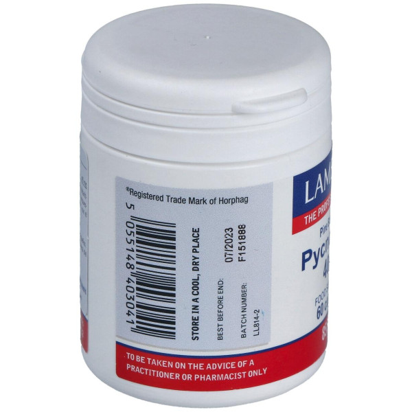 Pycnogenol 40 Mg.(Extracto De Pino Bark) 60 Cap.