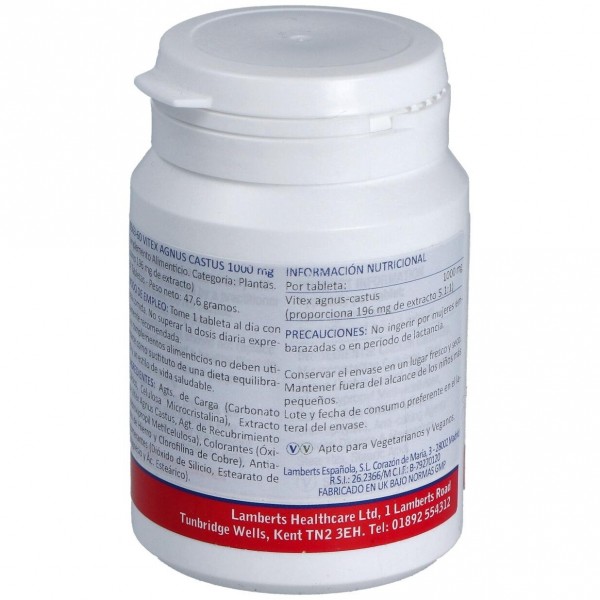 Sauzgatillo Agnus (Premenstrual Y Menopausia) 60Cap.