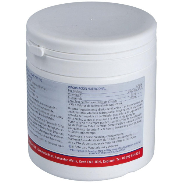 Vit.C 1500Mg Time Liberacion Sostenida 120Comp.