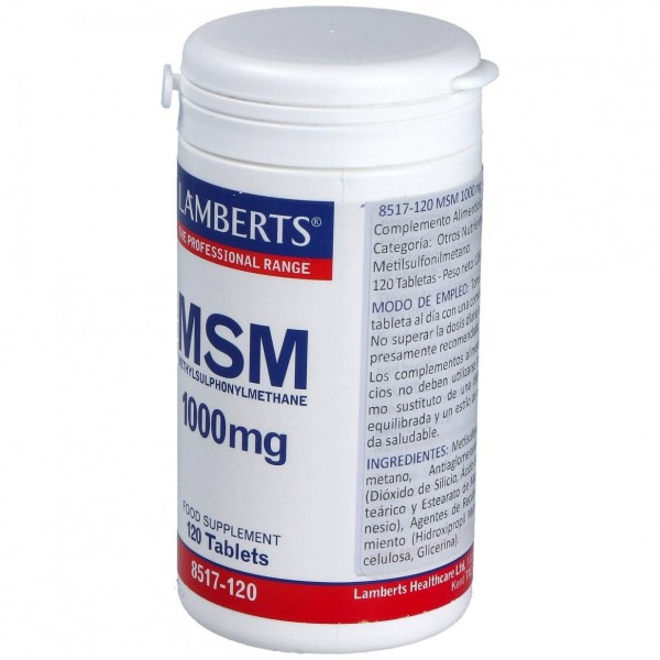 Msm 1000Mg 120 Tablets 8517 Lamberts