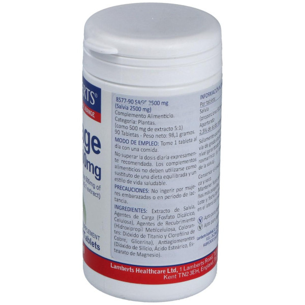 Lamberts Salvia 2500Mg 90Cáps