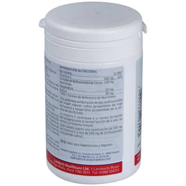 Lamberts Rutina Y Vitamina C 500Mg + Bioflavonoides 90 Comprimid