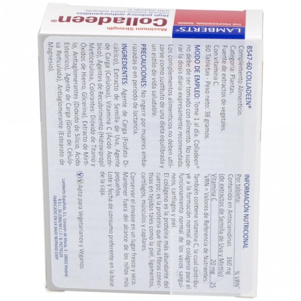 Colladeen High Potency (Comp.Antocianidinas) 60Tab