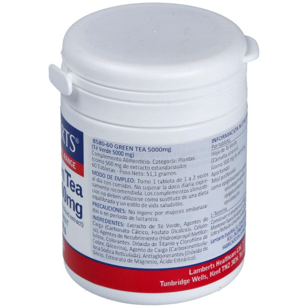 Lamberts Té Verde 5000Mg 60Comp