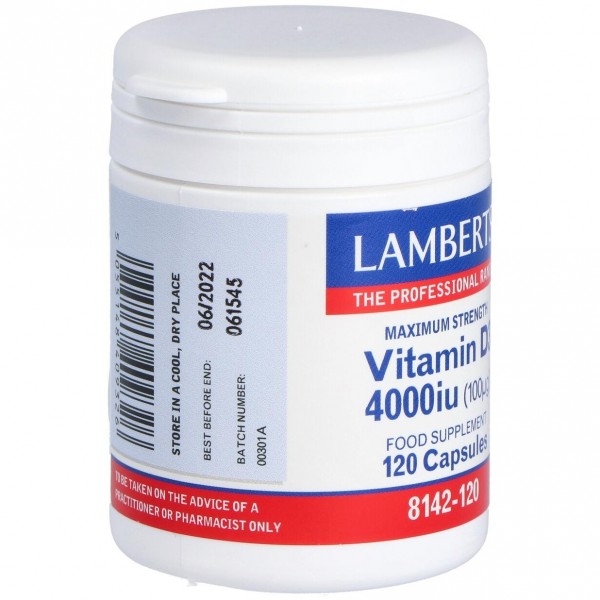 Lamberts Vitamina D3 4000 Ui 100Μg 120Comp