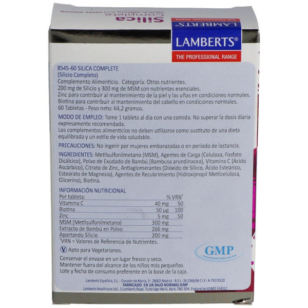 Silica Complete (Cabello, Piel Y Uñas) 60Comp.