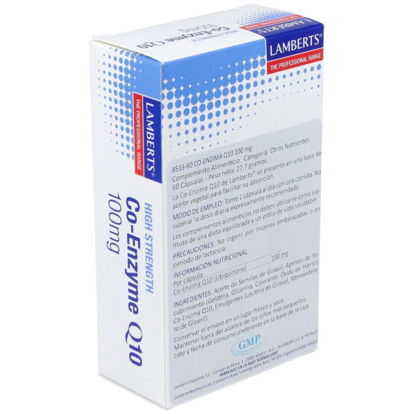 Lamberts Coenzima Q10 100Mg 60 Cáps.