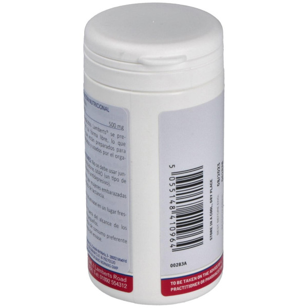 L-Tirosina 500 Mg. 60 Cap.