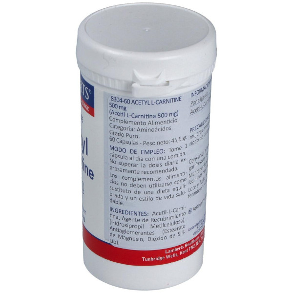 Lamberts Acetyl L-Carnitine 60Caps