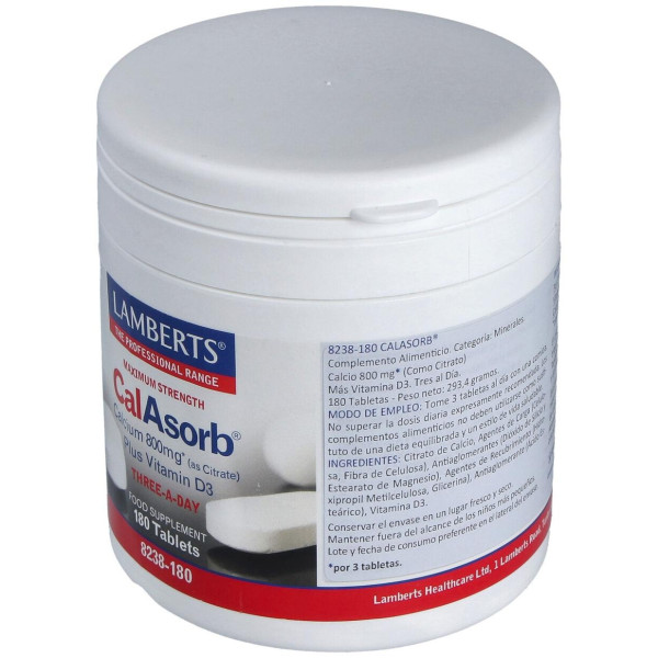 Calasorb Citrato De Calcio 800Mg.180Comp.