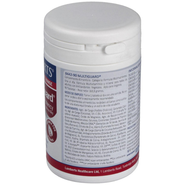 Multi-Guard Vit. Y Minerales (Una Al Dia) 90 Comp.