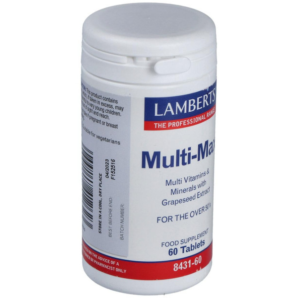 Multi-Max (Vit+Min+Amin) (1Al Dia) 60Comp.