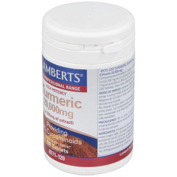 Curcuma 20.000Mg. (95% De Curcumina) 120Comp.