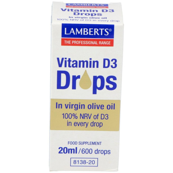 Lamberts Vitamina D3 En Gotas 20Ml