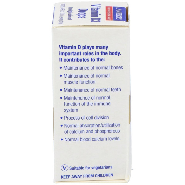 Lamberts Vitamina D3 En Gotas 20Ml